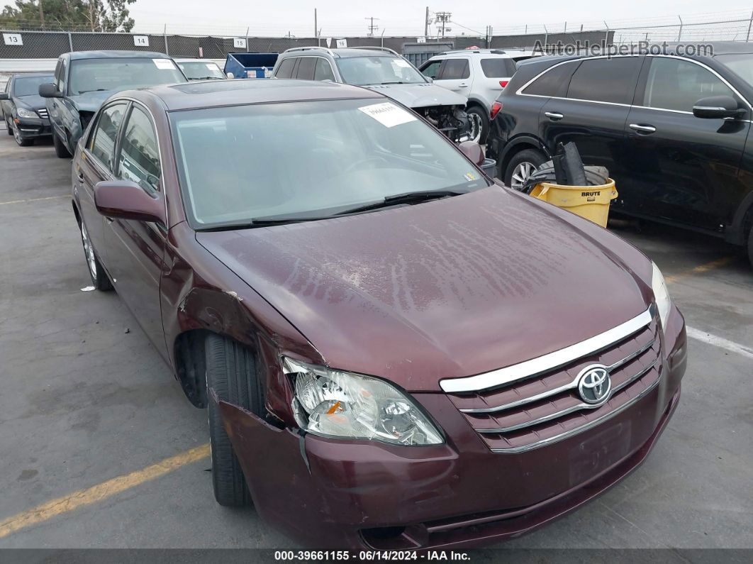 2006 Toyota Avalon Touring Burgundy vin: 4T1BK36B36U161212