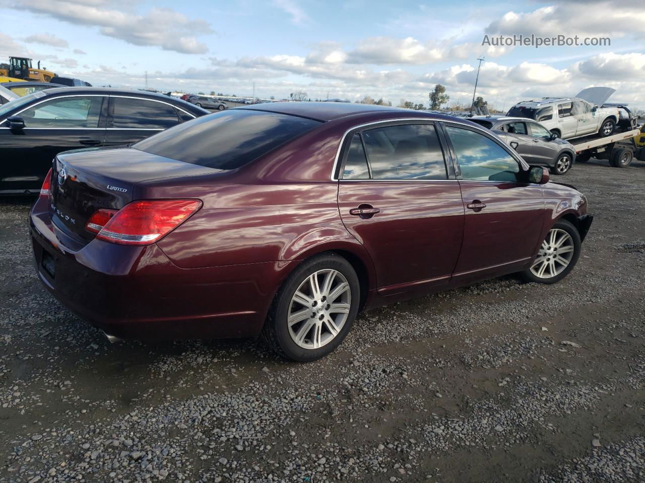 2006 Toyota Avalon Xl Burgundy vin: 4T1BK36B46U069297