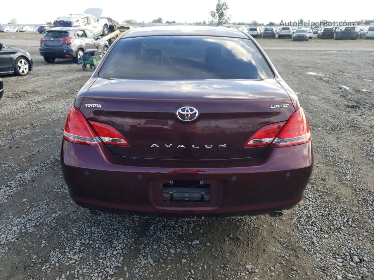 2006 Toyota Avalon Xl Burgundy vin: 4T1BK36B46U069297