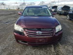 2006 Toyota Avalon Xl Burgundy vin: 4T1BK36B46U069297