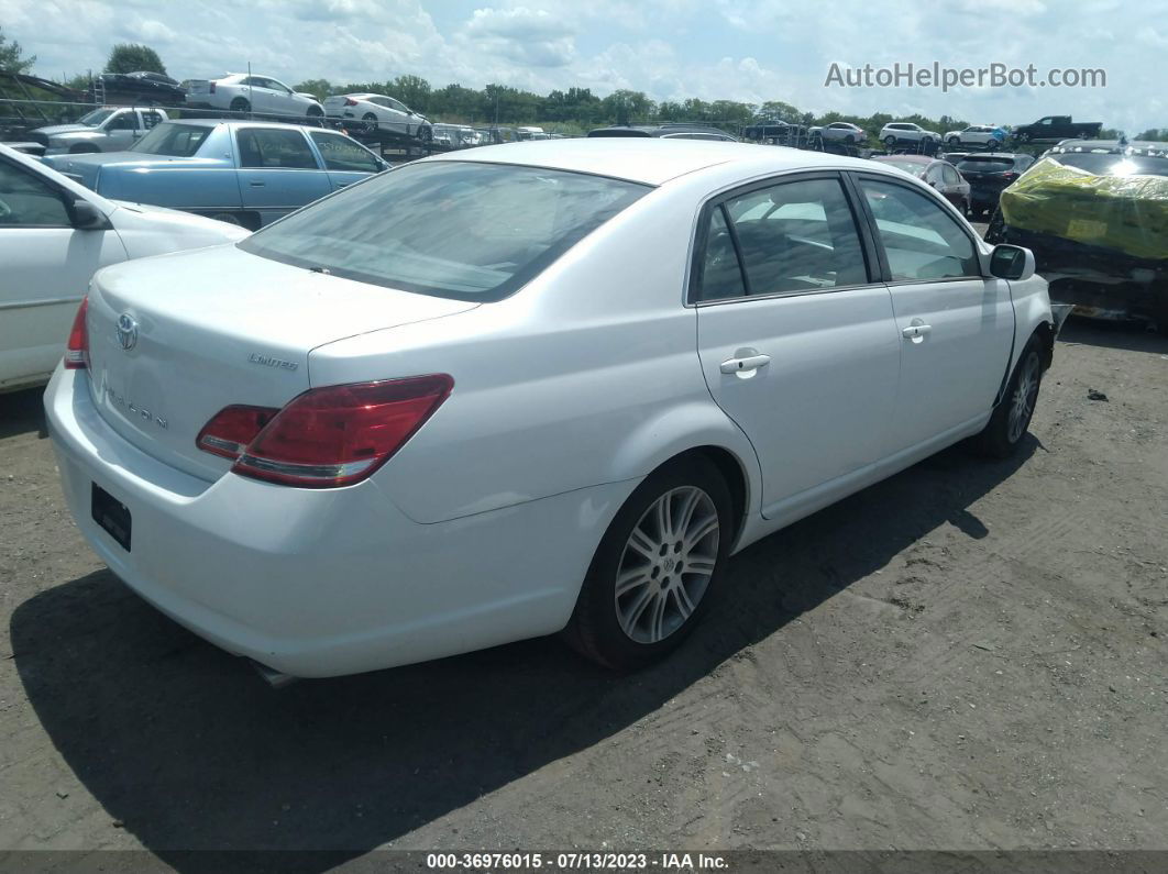 2006 Toyota Avalon Xl/touring/xls/limited White vin: 4T1BK36B46U090439