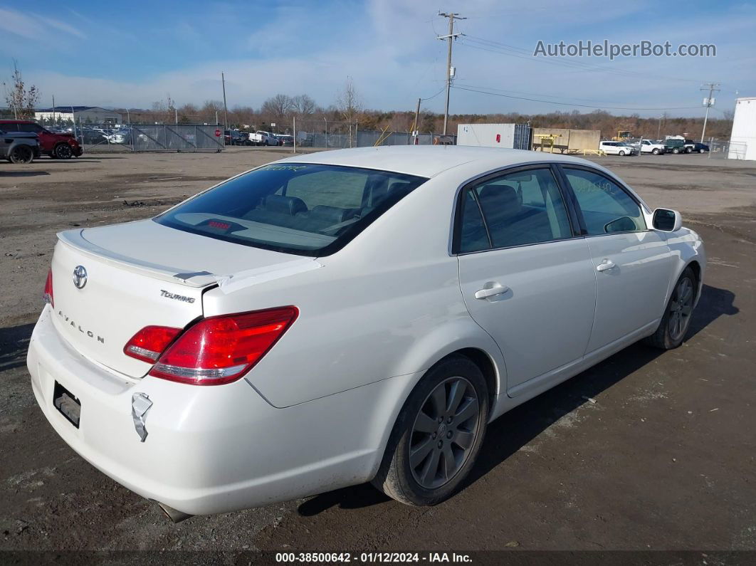 2006 Toyota Avalon Touring White vin: 4T1BK36B66U099028