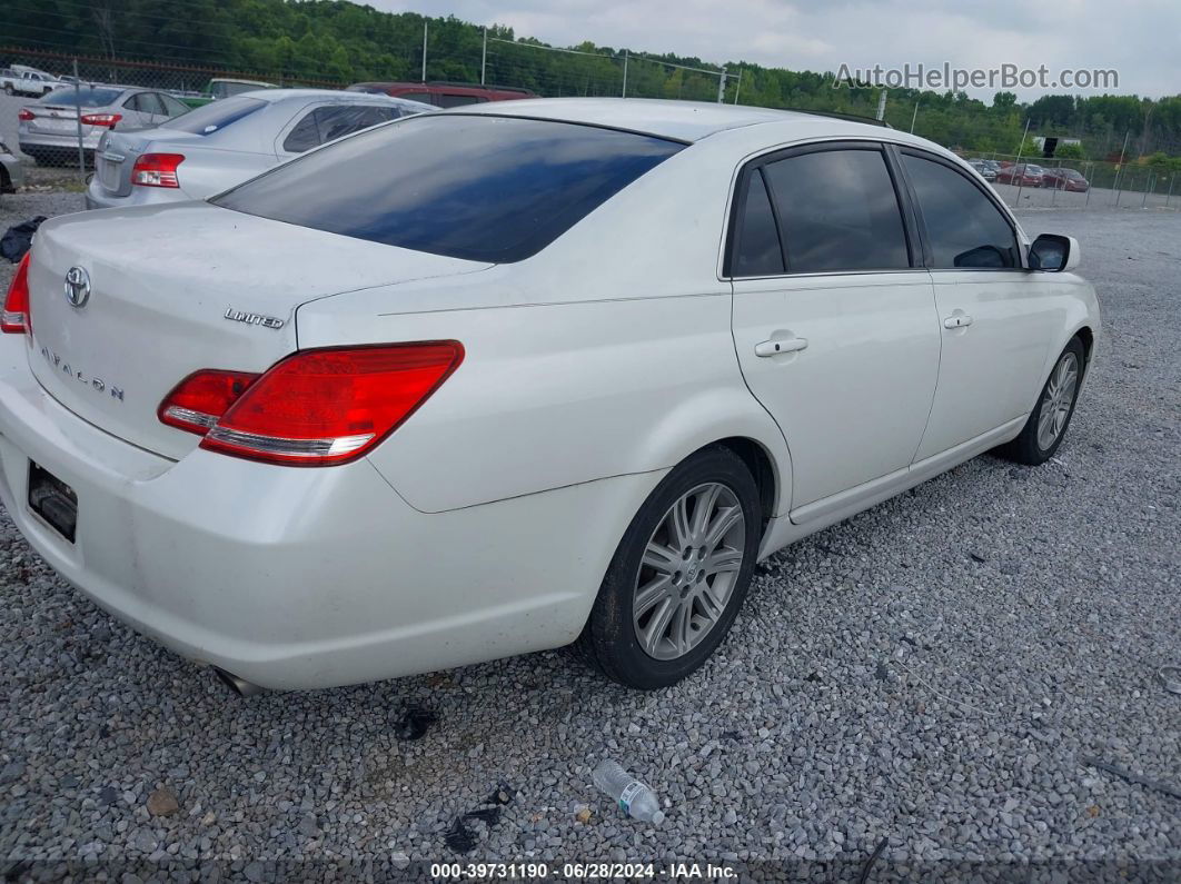 2006 Toyota Avalon Limited White vin: 4T1BK36B76U151881