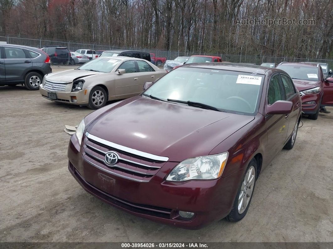 2006 Toyota Avalon Xls Темно-бордовый vin: 4T1BK36BX6U137375