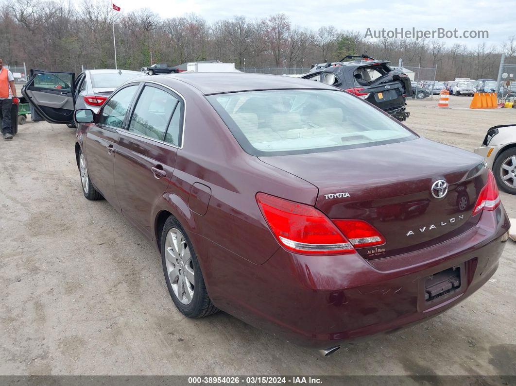 2006 Toyota Avalon Xls Темно-бордовый vin: 4T1BK36BX6U137375