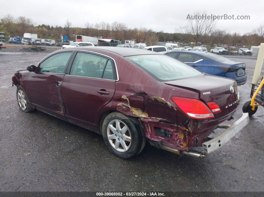 2006 Toyota Avalon Xl Burgundy vin: 4T1BK36BX6U138378