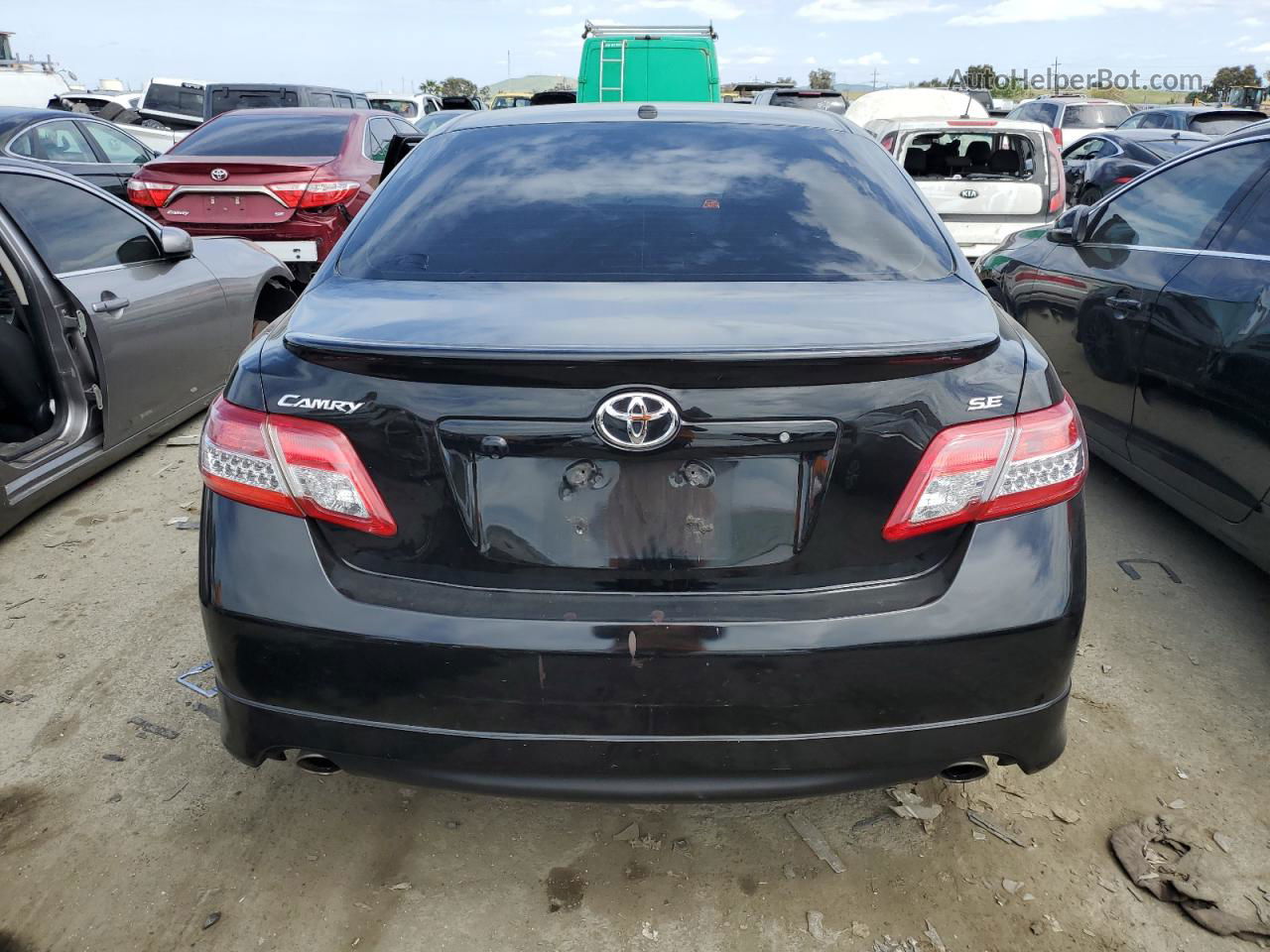 2011 Toyota Camry Se Black vin: 4T1BK3EK0BU121181