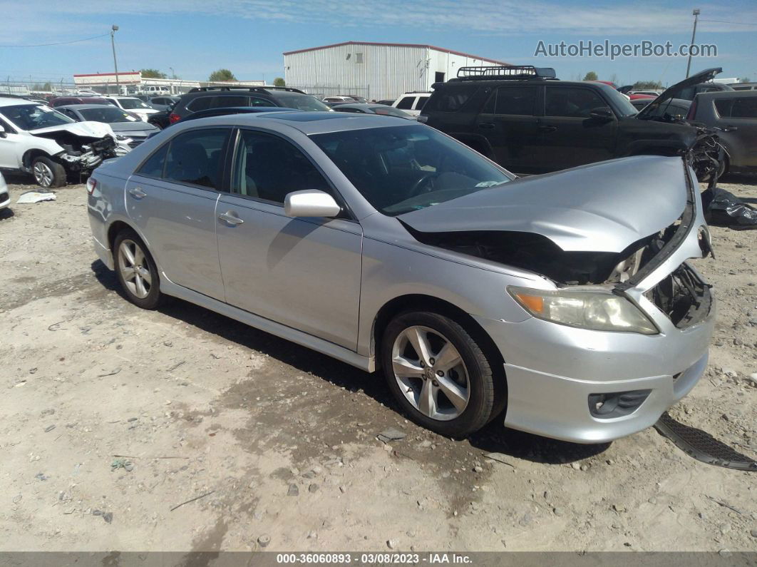 2011 Toyota Camry Le/se/xle Silver vin: 4T1BK3EK0BU129863