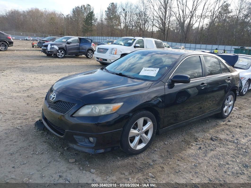 2011 Toyota Camry Se V6 Black vin: 4T1BK3EK0BU631241