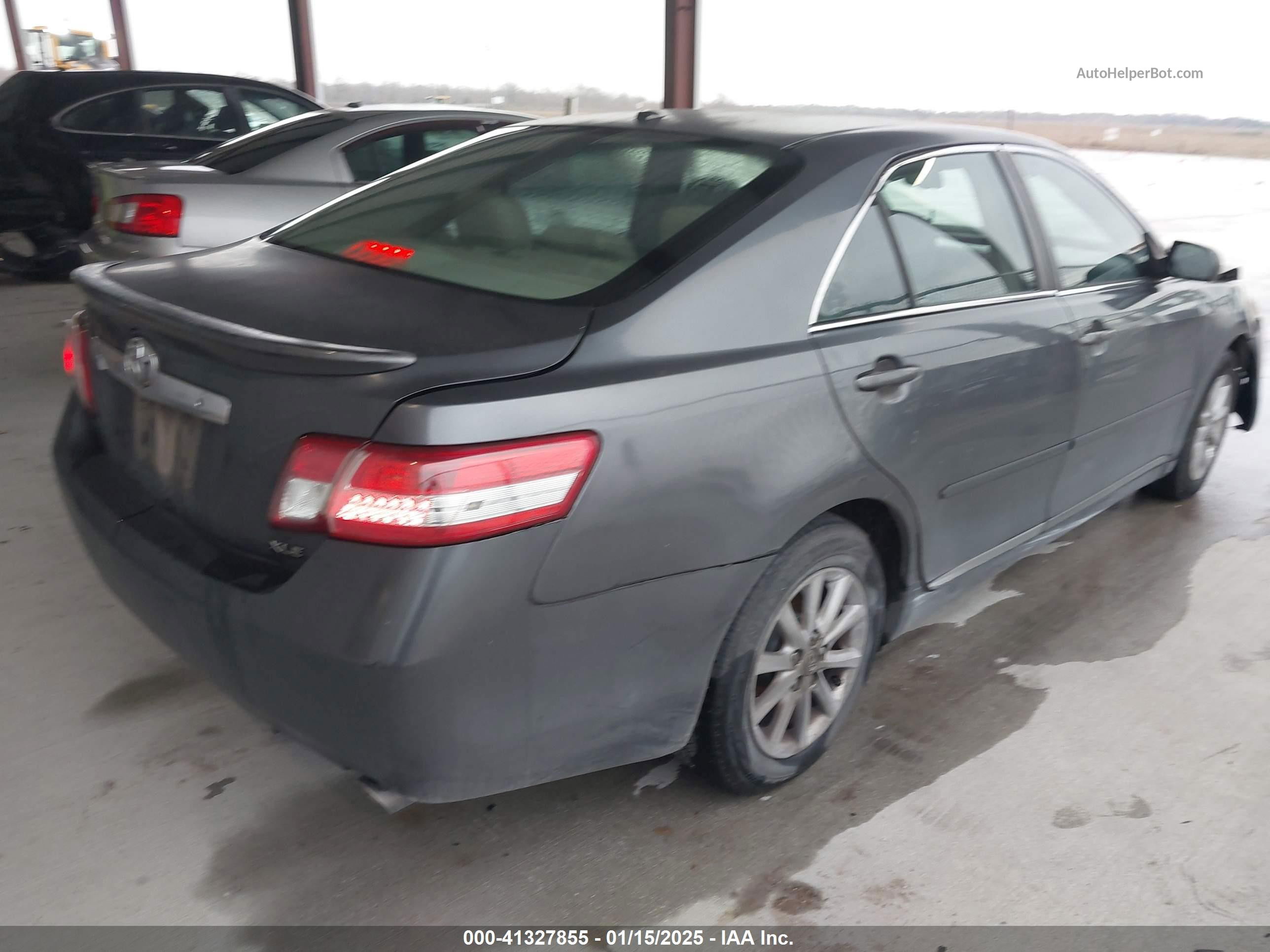2011 Toyota Camry Xle V6 Серый vin: 4T1BK3EK1BU129547