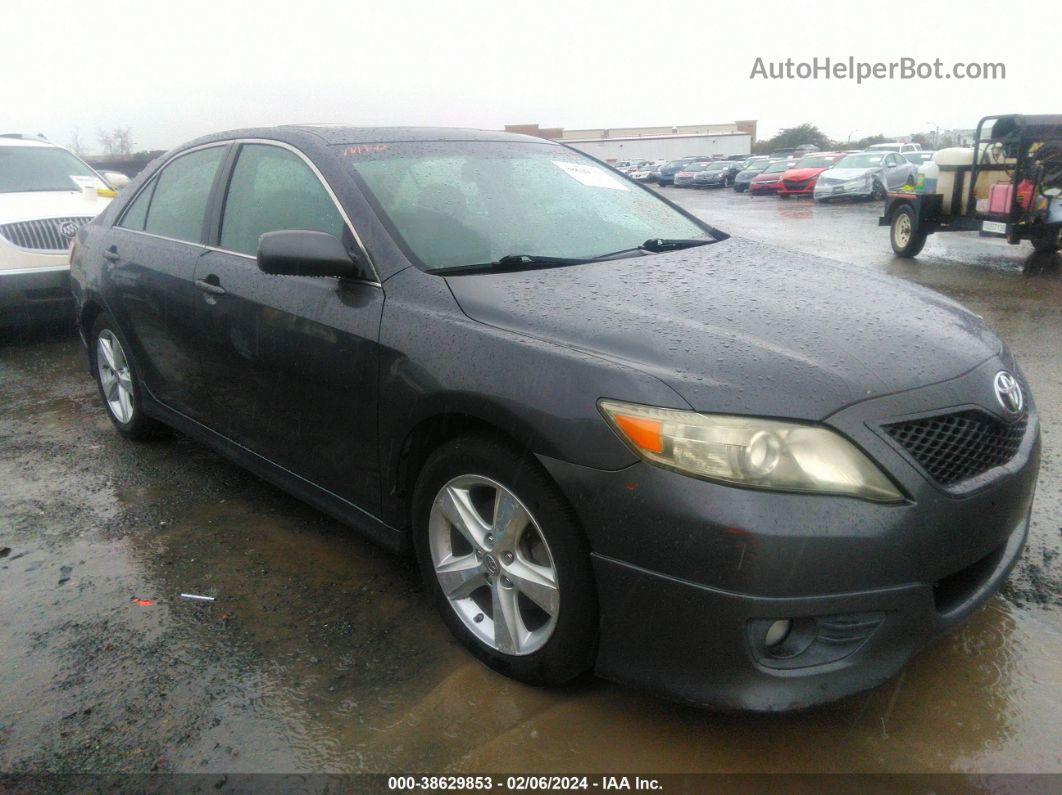 2011 Toyota Camry Se V6 Gray vin: 4T1BK3EK1BU130018