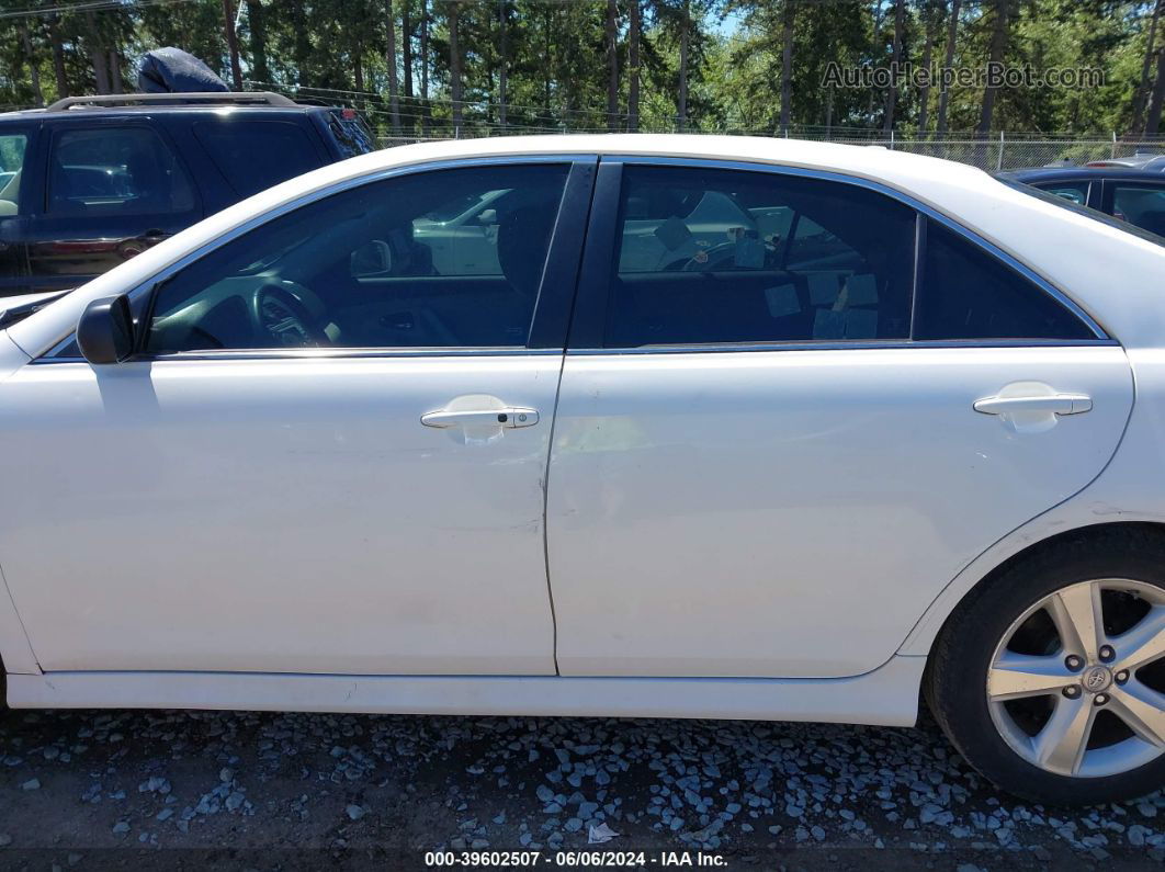 2011 Toyota Camry Se V6 White vin: 4T1BK3EK1BU611290