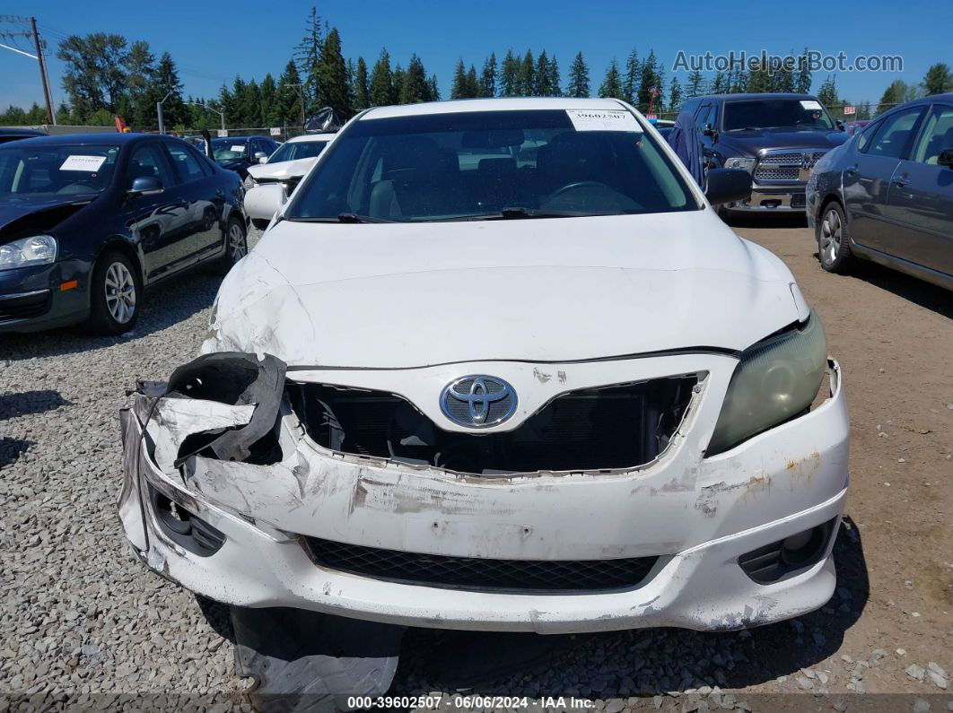 2011 Toyota Camry Se V6 White vin: 4T1BK3EK1BU611290