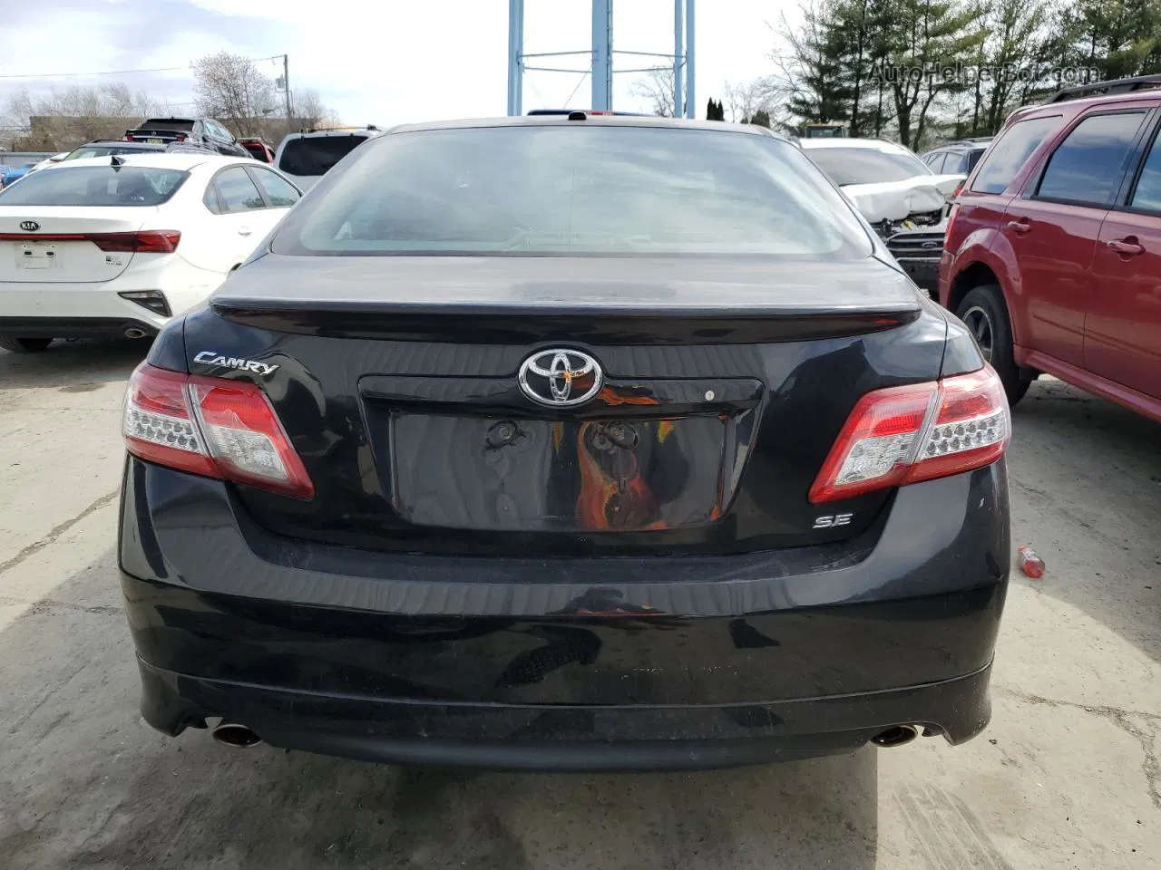 2011 Toyota Camry Se Black vin: 4T1BK3EK1BU628364