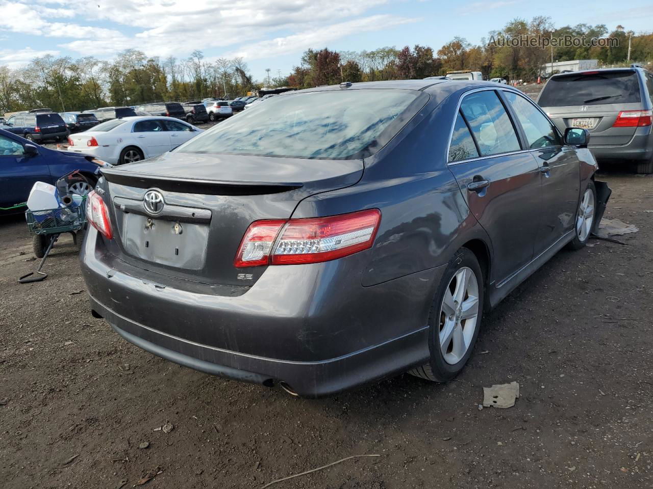 2011 Toyota Camry Se Gray vin: 4T1BK3EK1BU632768