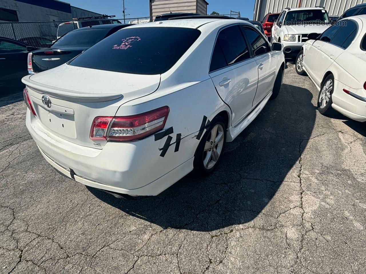 2011 Toyota Camry Se White vin: 4T1BK3EK3BU617558