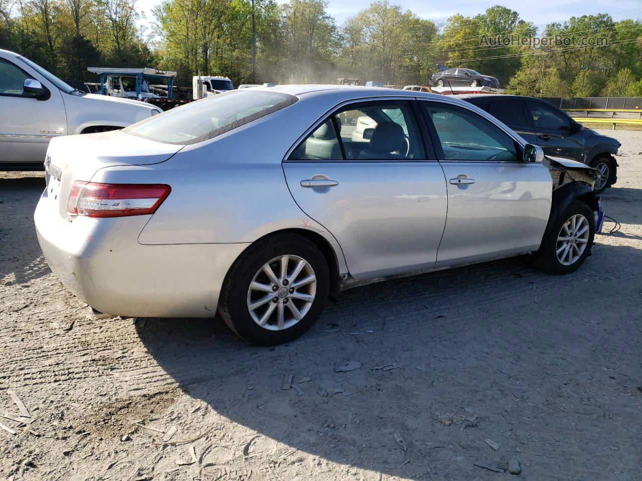 2011 Toyota Camry Se Silver vin: 4T1BK3EK6BU125879