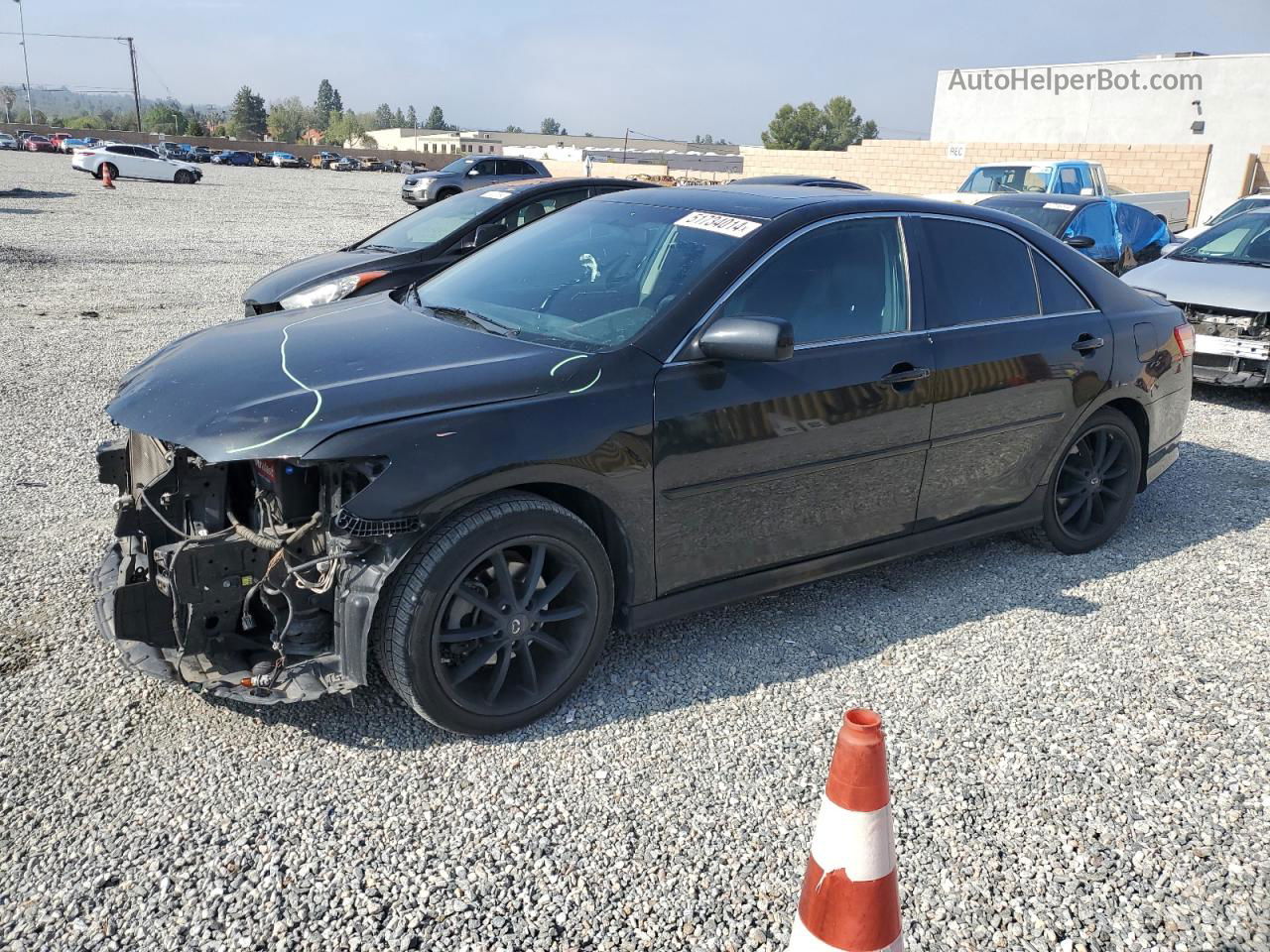 2011 Toyota Camry Se Black vin: 4T1BK3EK6BU627307