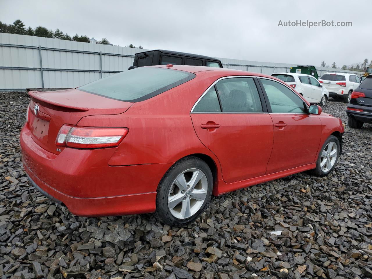 2011 Toyota Camry Se Burgundy vin: 4T1BK3EK6BU629431