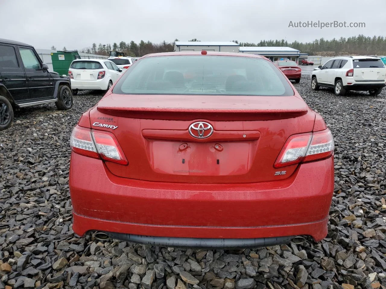 2011 Toyota Camry Se Burgundy vin: 4T1BK3EK6BU629431