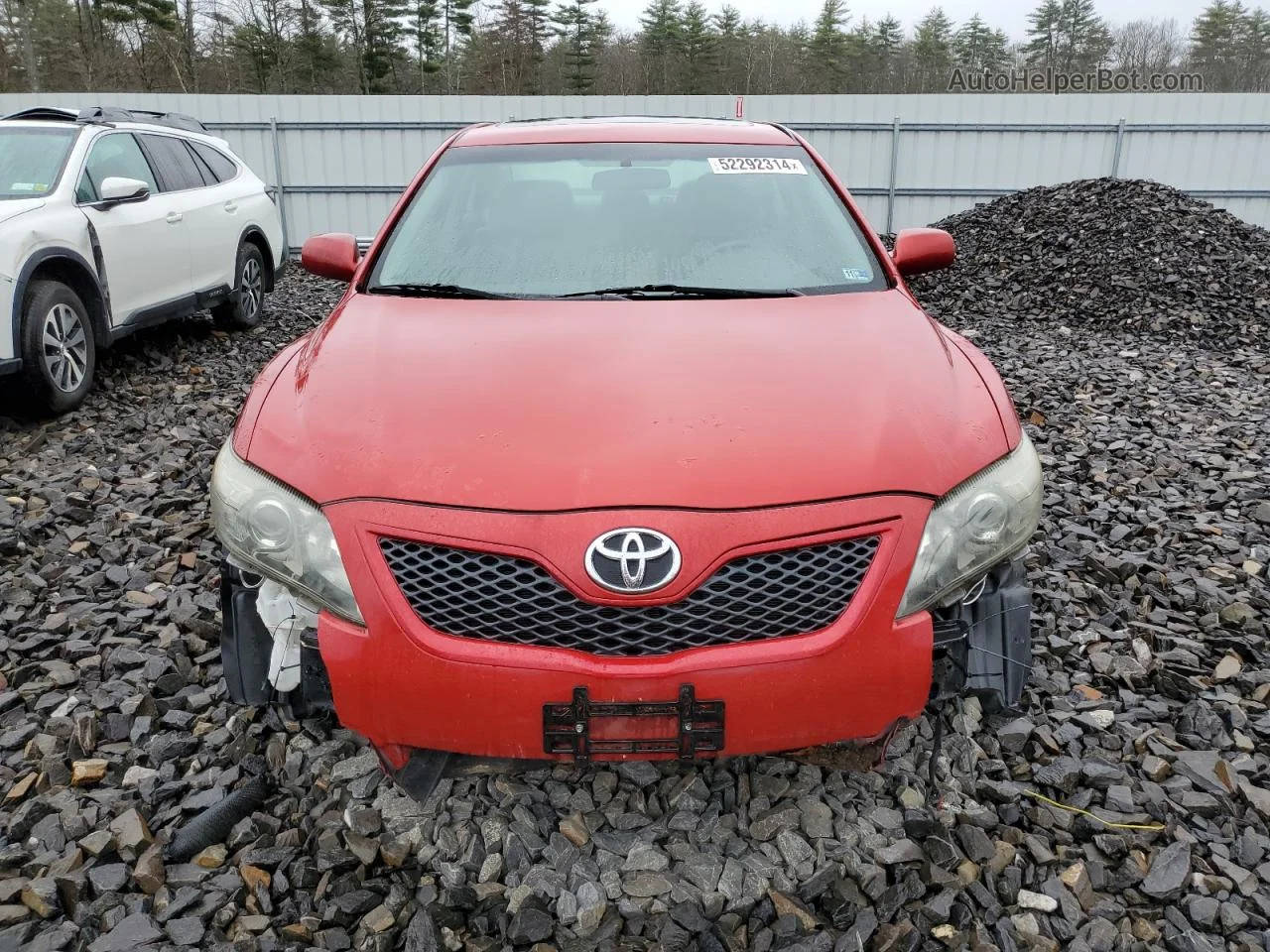 2011 Toyota Camry Se Burgundy vin: 4T1BK3EK6BU629431