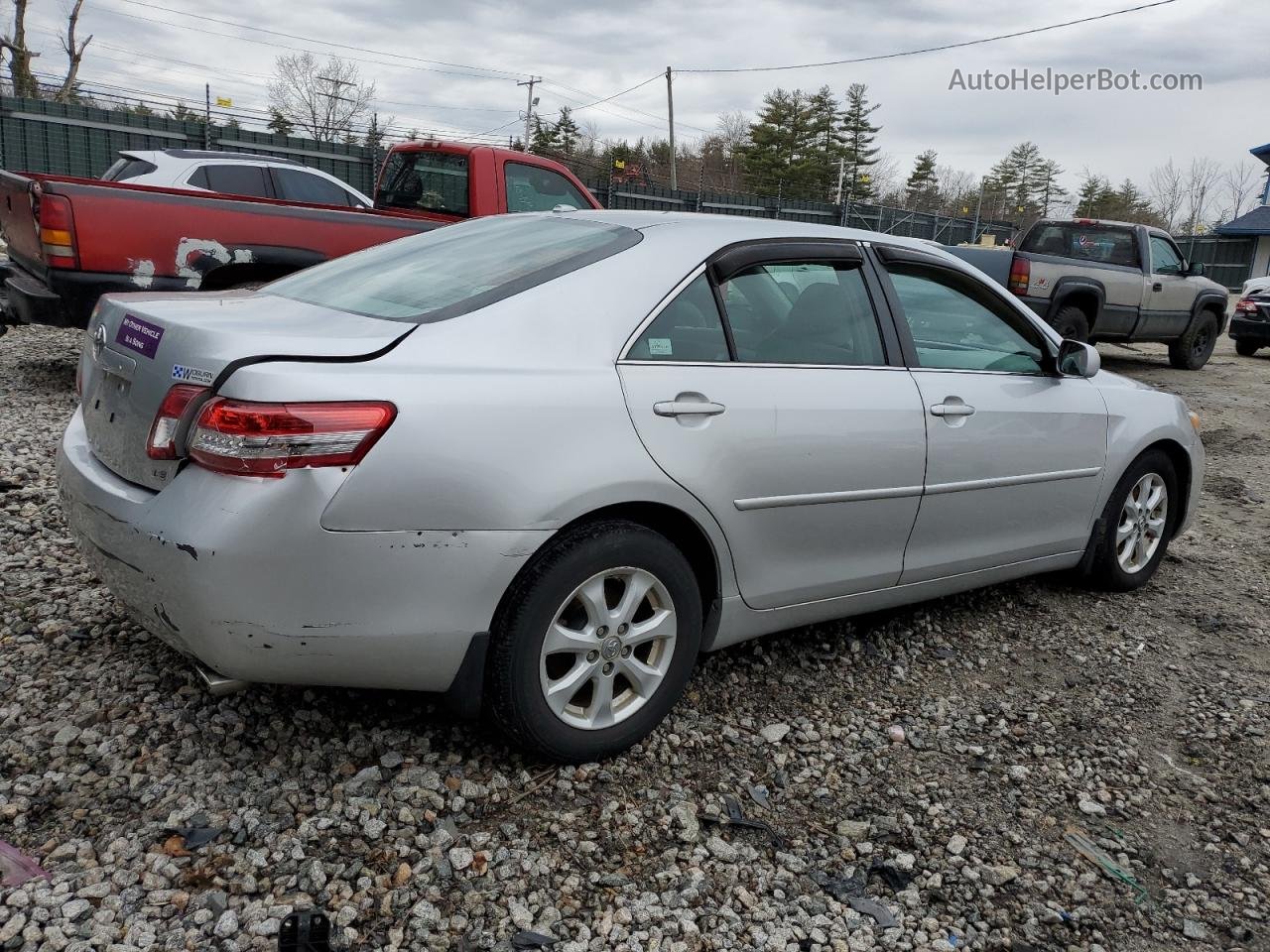 2011 Toyota Camry Se Silver vin: 4T1BK3EK7BU624805