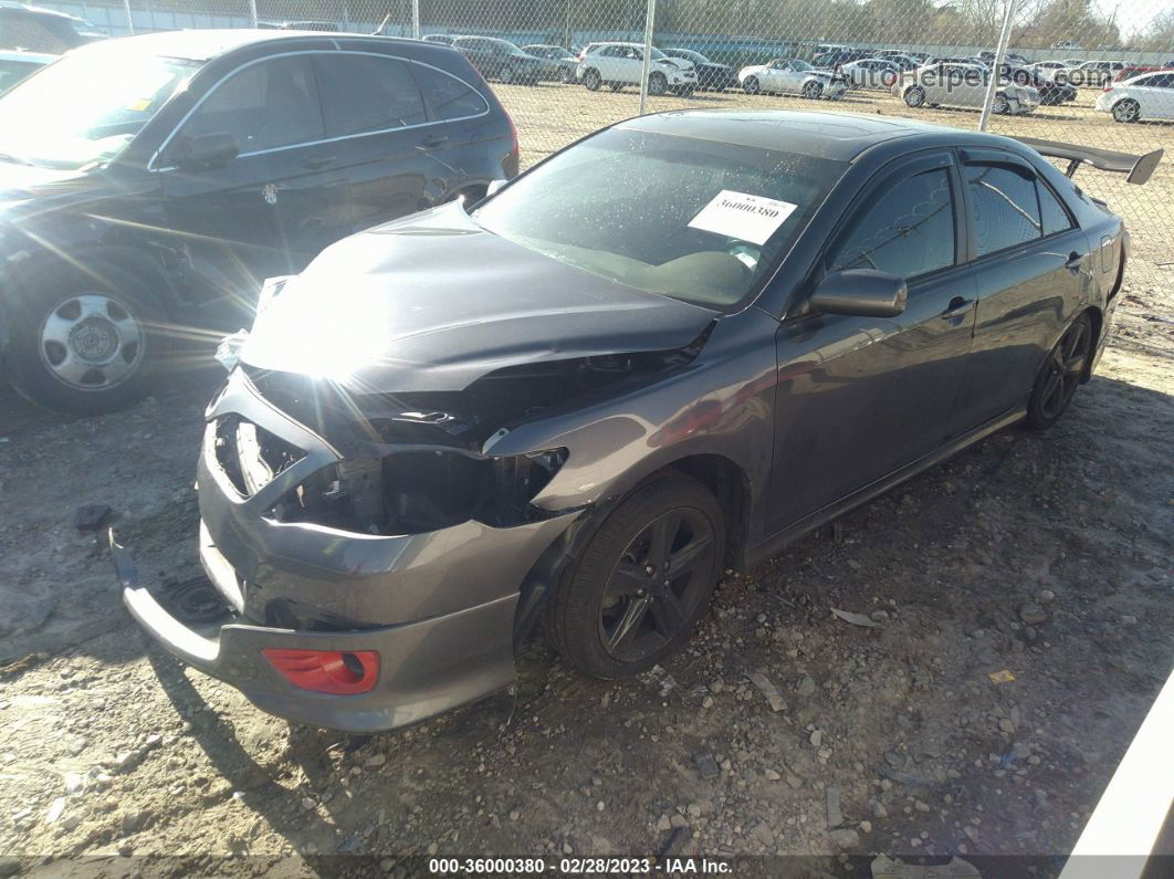 2011 Toyota Camry Se V6 Gray vin: 4T1BK3EK8BU609827