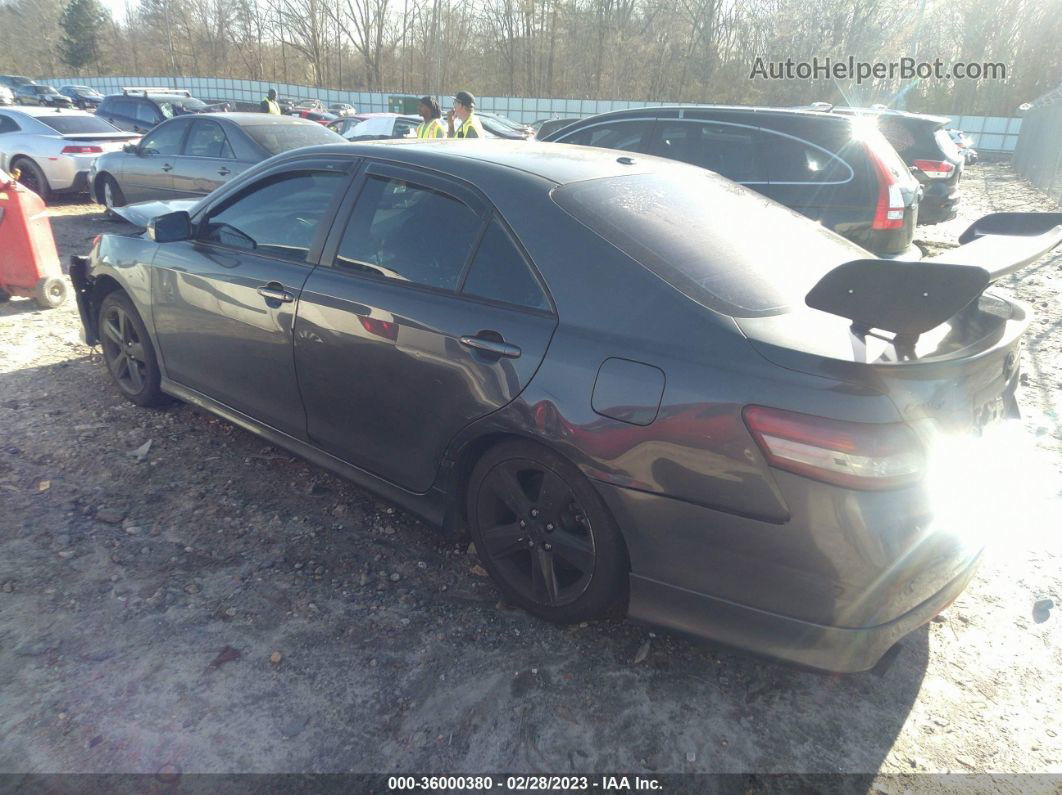 2011 Toyota Camry Se V6 Gray vin: 4T1BK3EK8BU609827