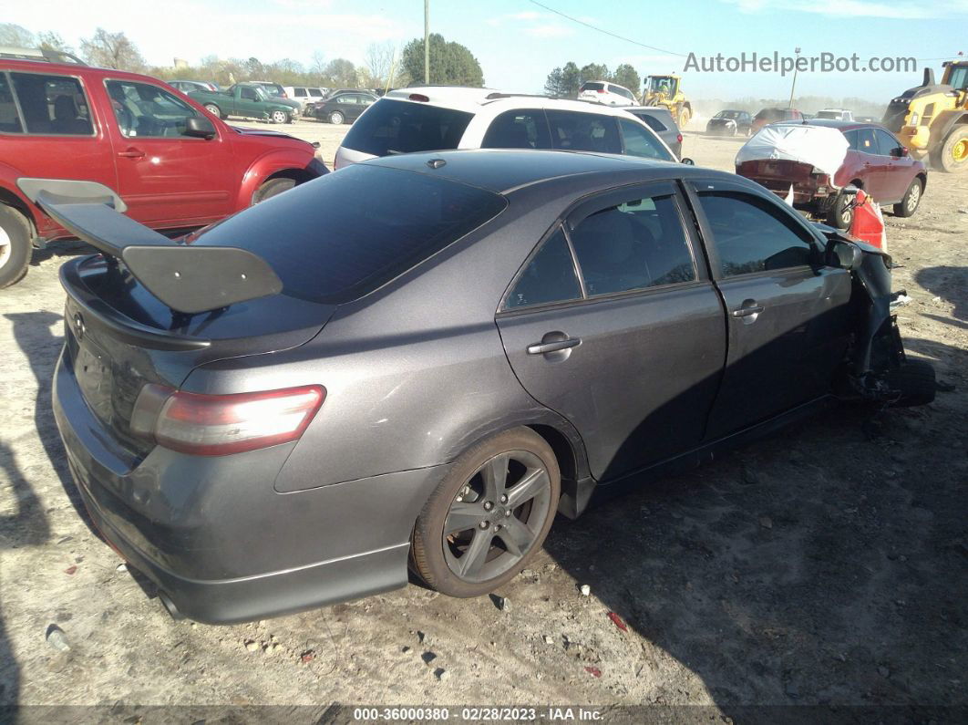 2011 Toyota Camry Se V6 Gray vin: 4T1BK3EK8BU609827