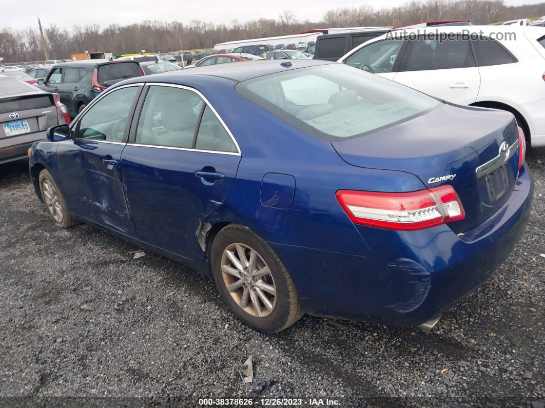 2011 Toyota Camry Xle V6 Blue vin: 4T1BK3EK8BU611139