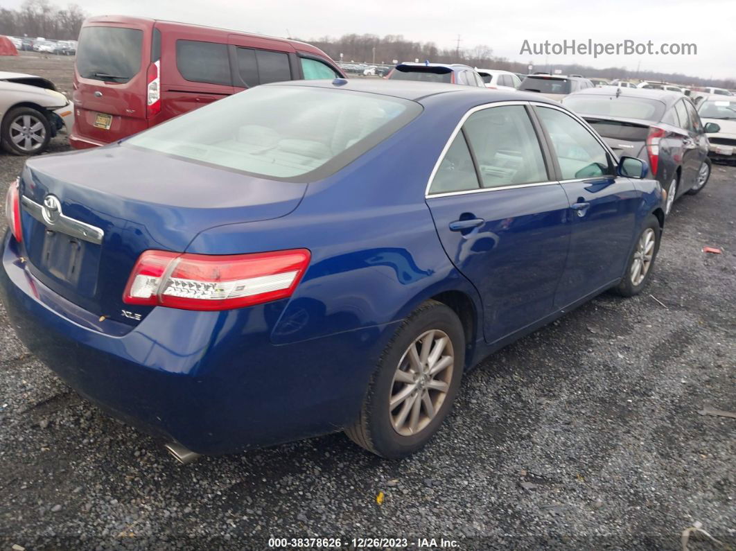 2011 Toyota Camry Xle V6 Blue vin: 4T1BK3EK8BU611139