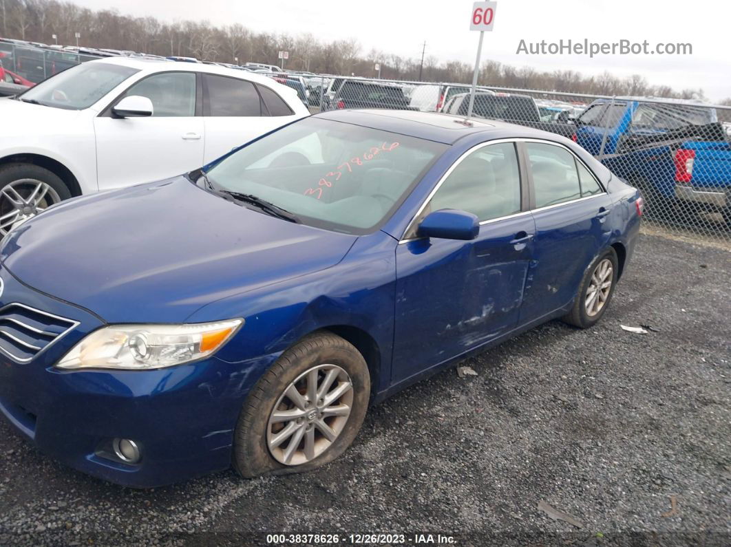 2011 Toyota Camry Xle V6 Blue vin: 4T1BK3EK8BU611139