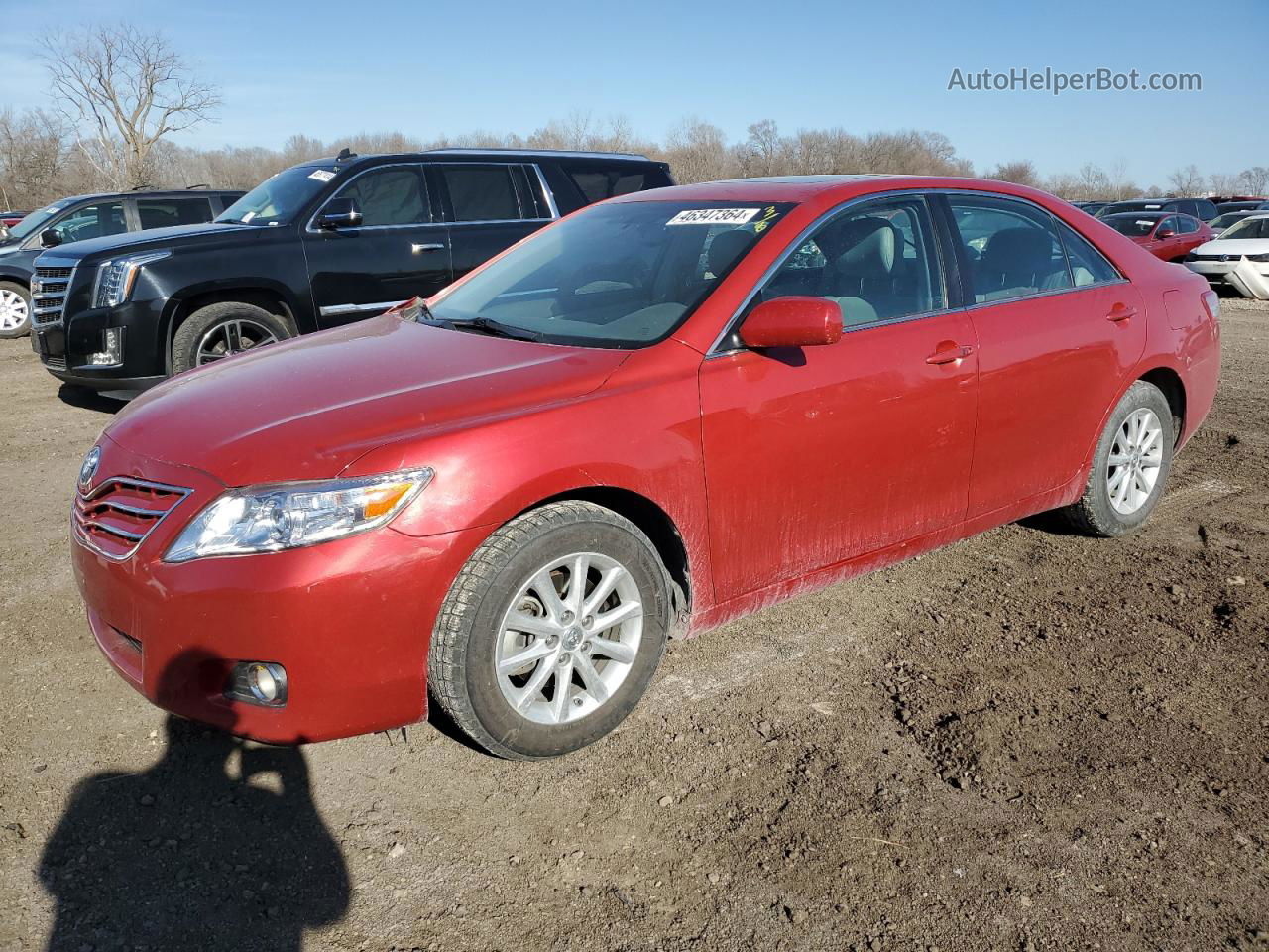 2011 Toyota Camry Se Красный vin: 4T1BK3EK8BU614297