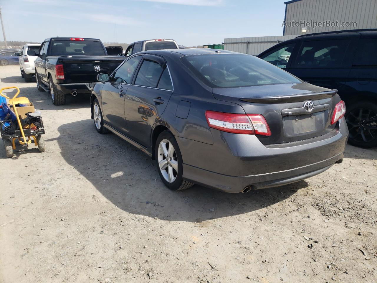 2011 Toyota Camry Se Gray vin: 4T1BK3EK8BU617507