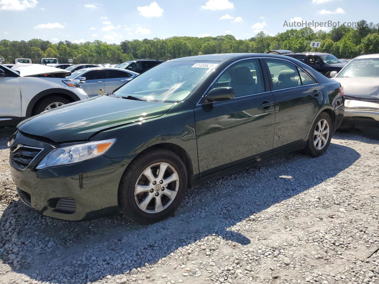 2011 Toyota Camry Se Зеленый vin: 4T1BK3EK9BU622702