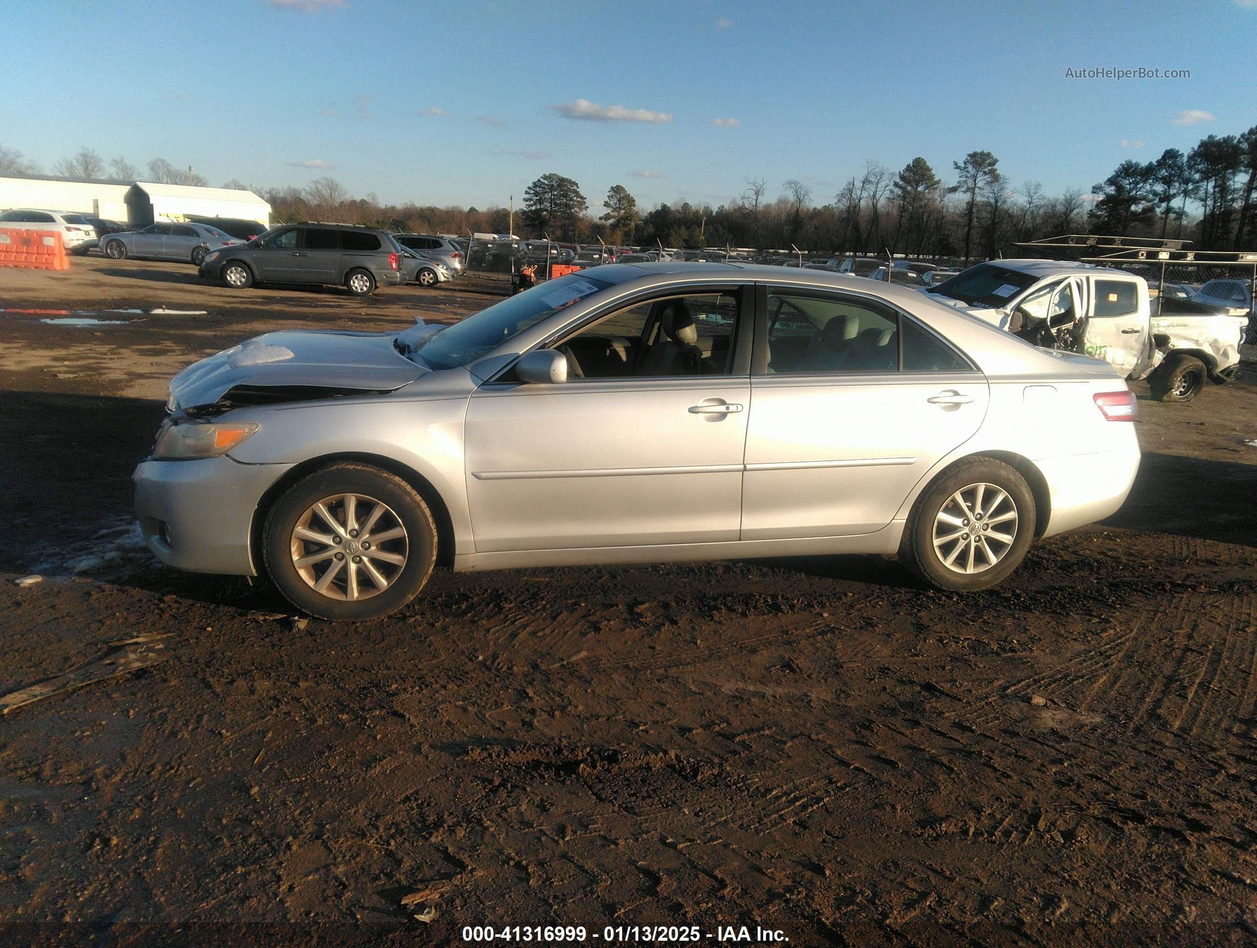 2011 Toyota Camry Xle V6 Silver vin: 4T1BK3EK9BU624689