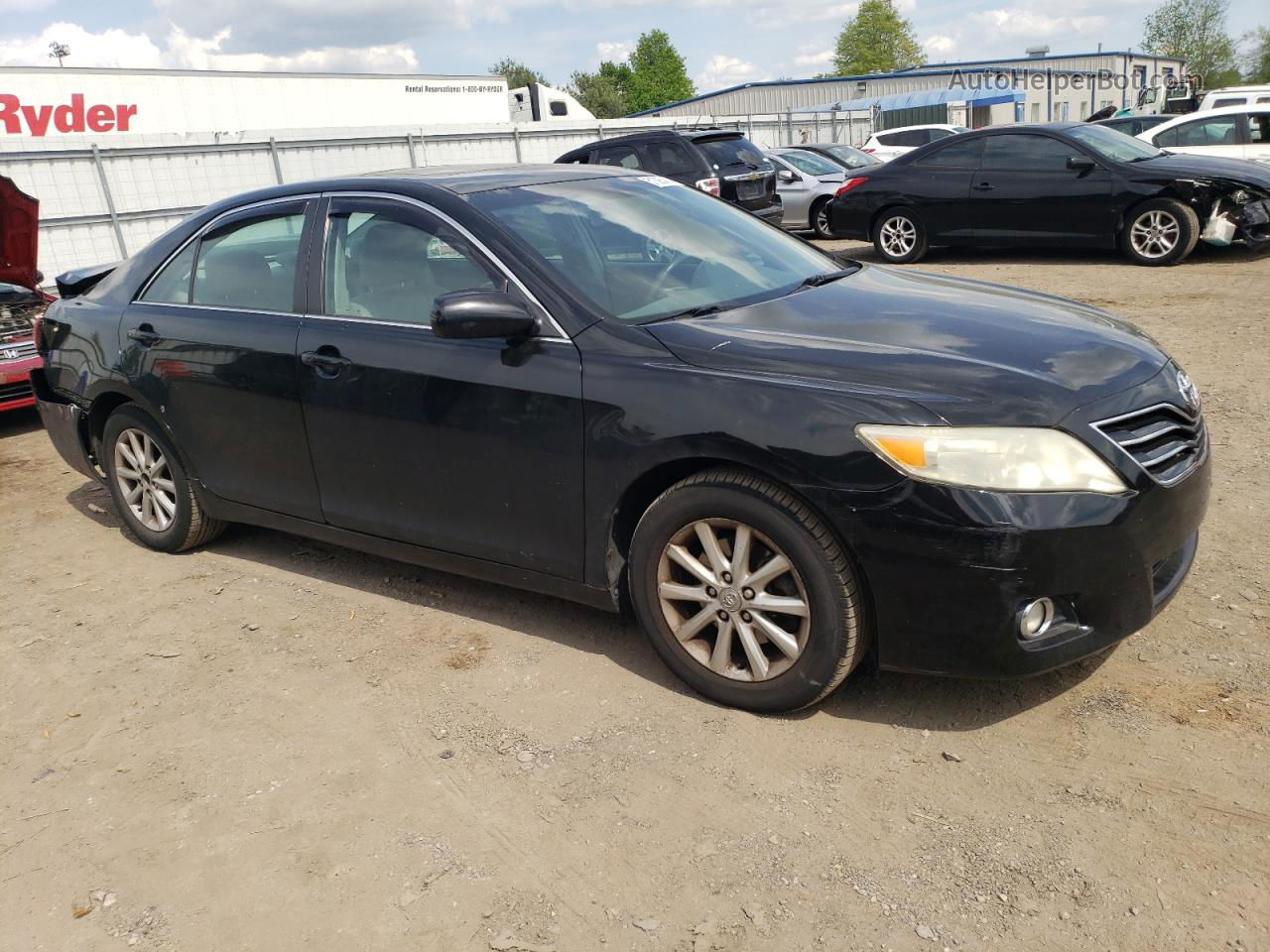 2011 Toyota Camry Se Black vin: 4T1BK3EKXBU123326