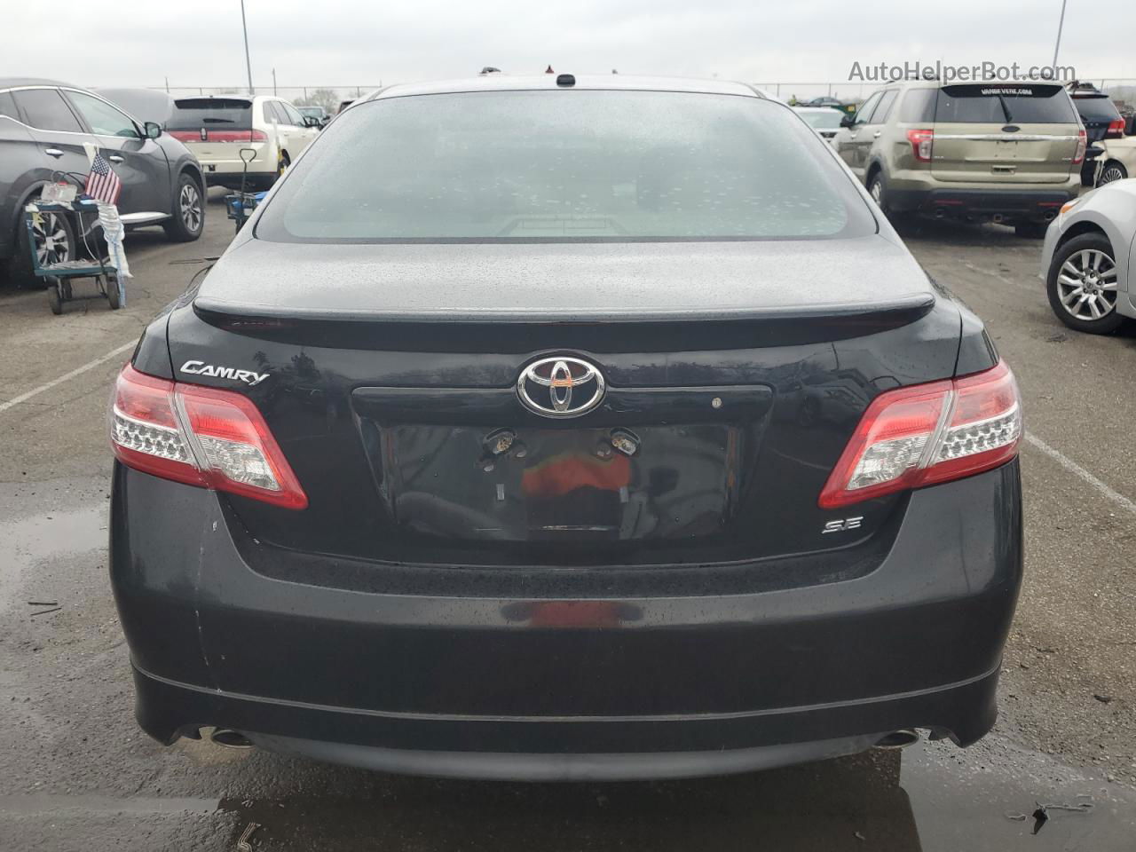 2011 Toyota Camry Se Black vin: 4T1BK3EKXBU124752