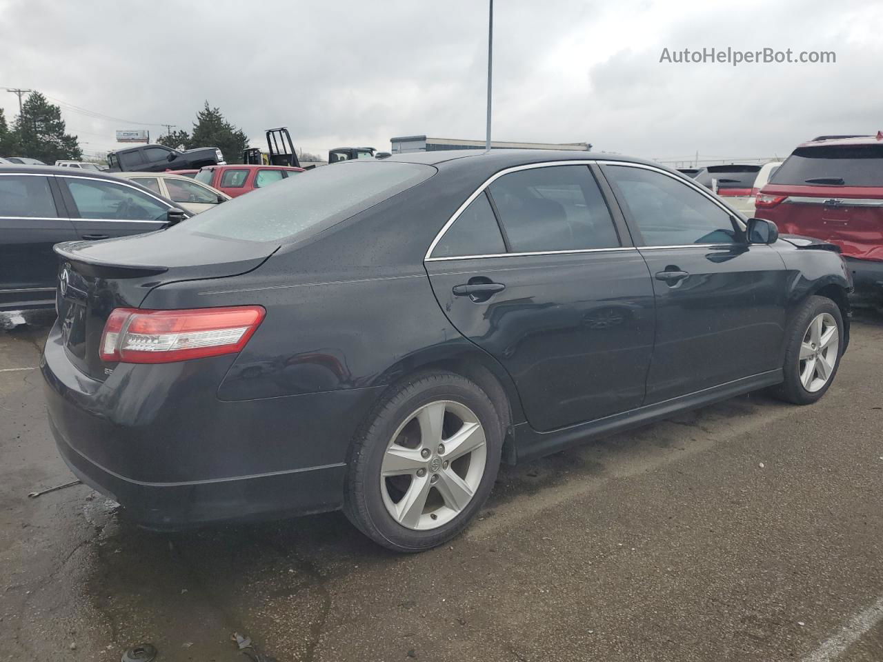 2011 Toyota Camry Se Black vin: 4T1BK3EKXBU124752