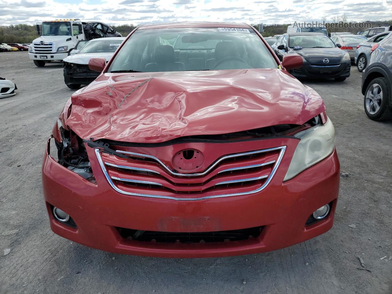 2011 Toyota Camry Se Red vin: 4T1BK3EKXBU125108