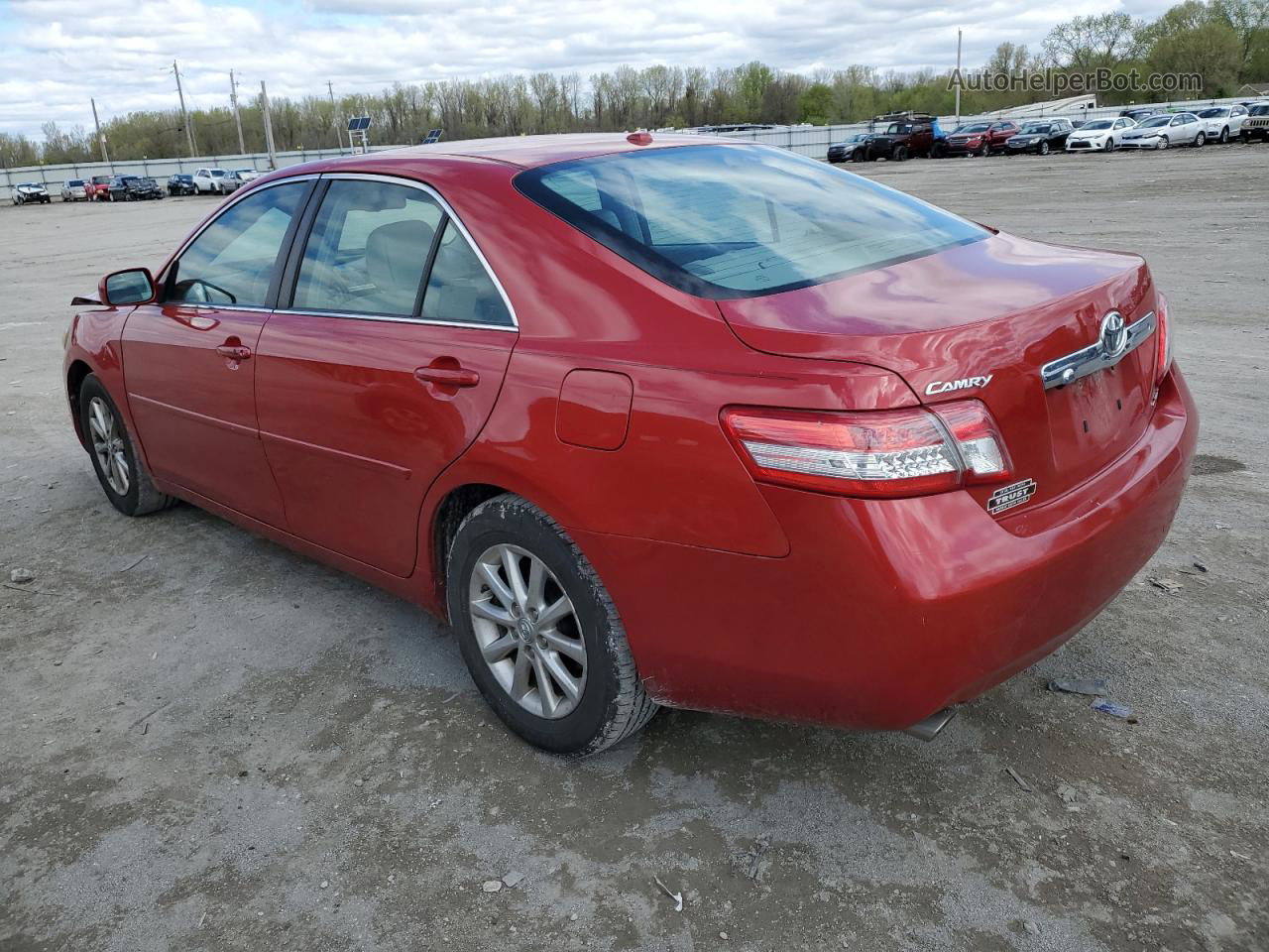 2011 Toyota Camry Se Red vin: 4T1BK3EKXBU125108