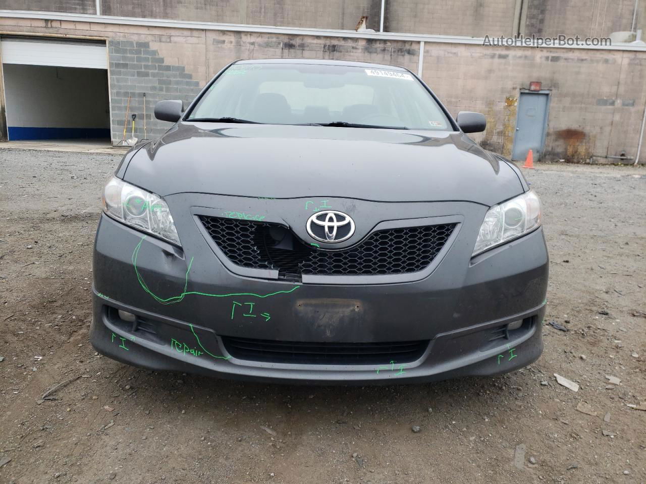 2007 Toyota Camry Se Серый vin: 4T1BK46K07U516358