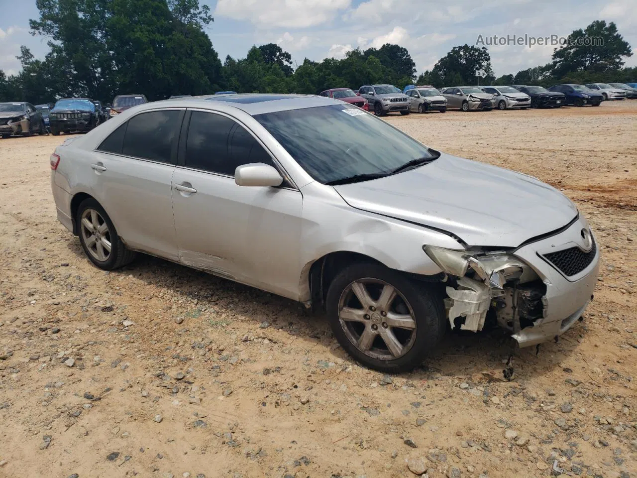 2008 Toyota Camry Le Silver vin: 4T1BK46K08U564377