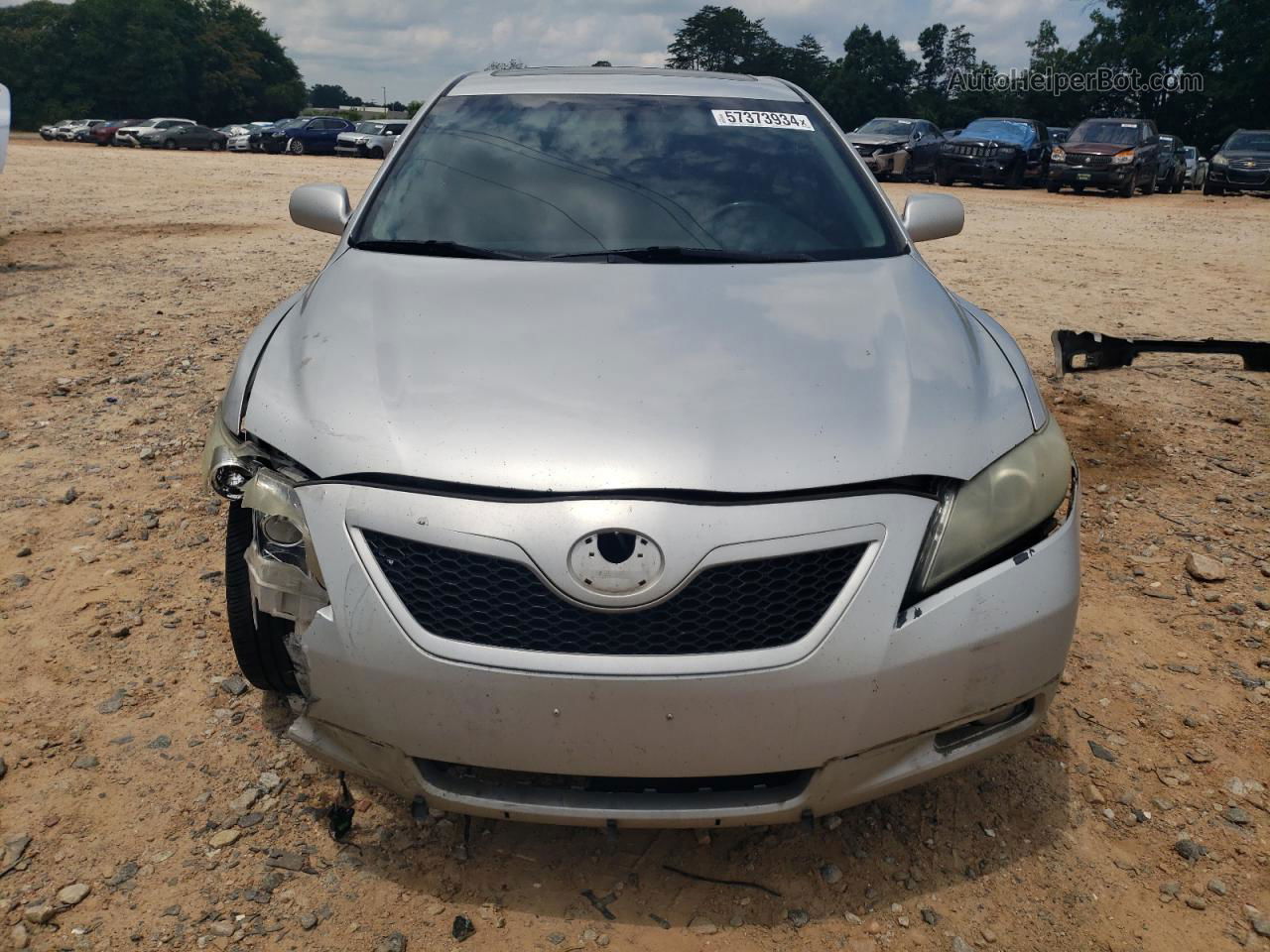 2008 Toyota Camry Le Silver vin: 4T1BK46K08U564377