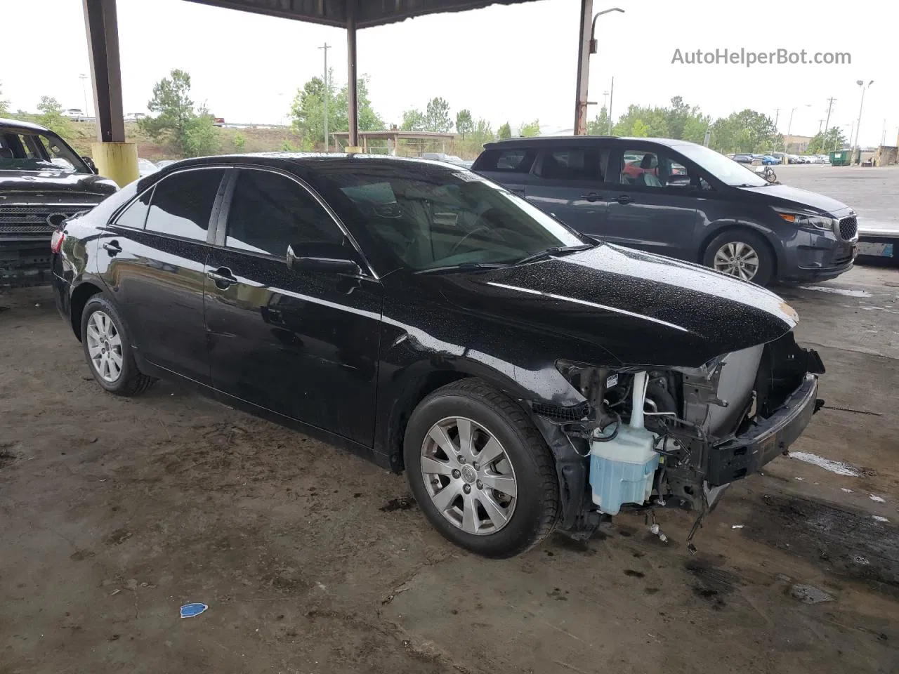 2007 Toyota Camry Le Black vin: 4T1BK46K17U028522