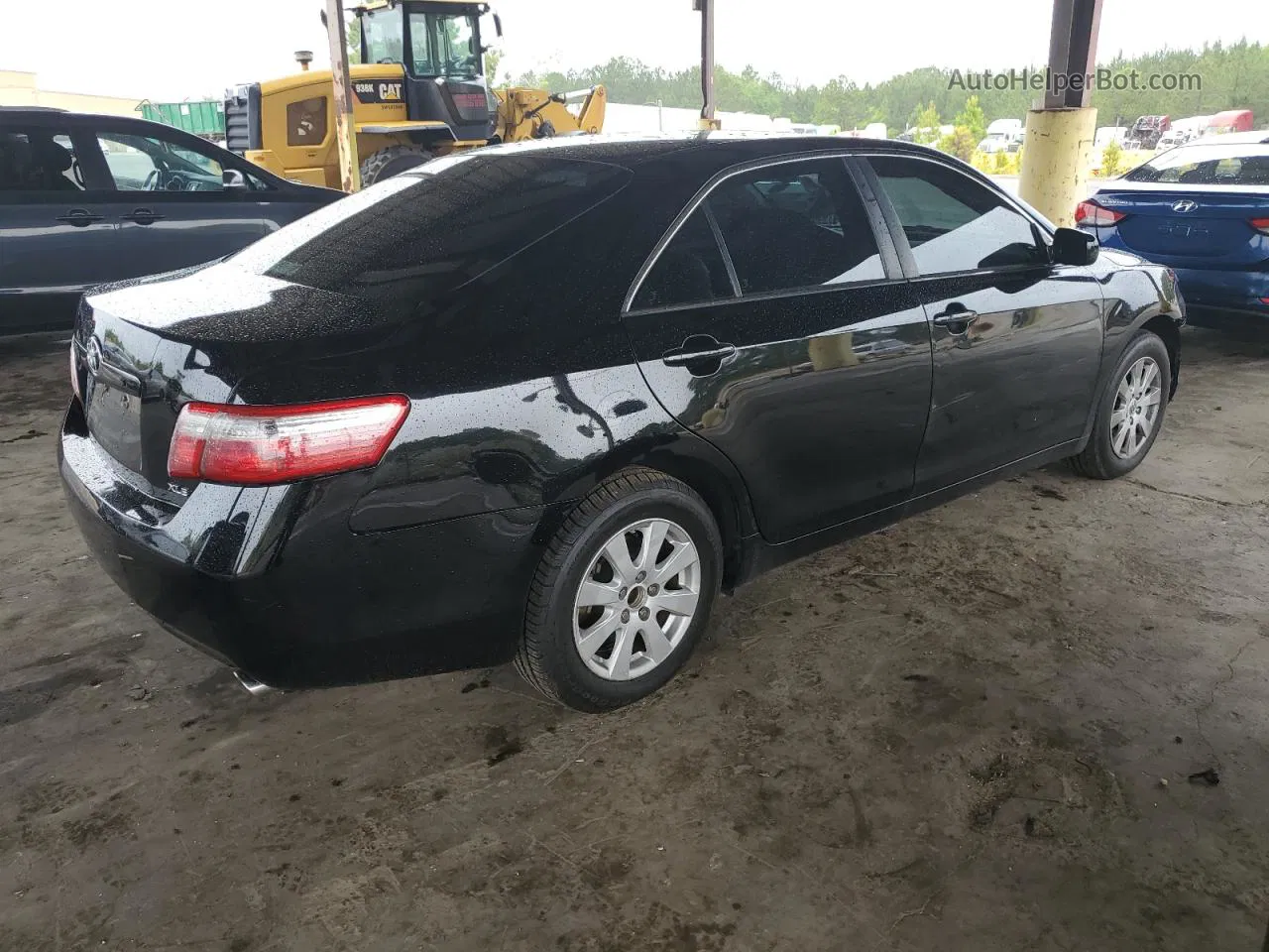 2007 Toyota Camry Le Black vin: 4T1BK46K17U028522