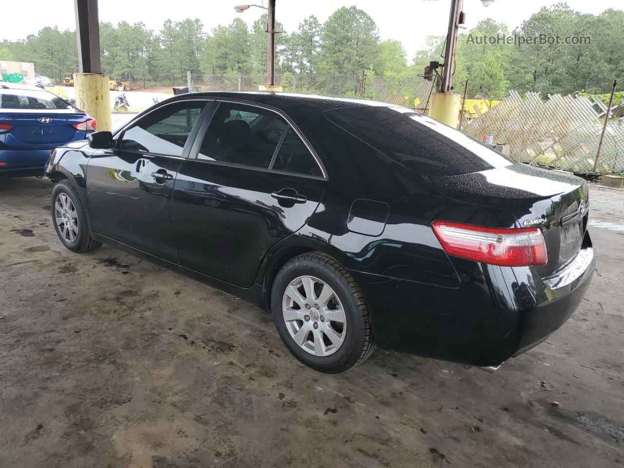 2007 Toyota Camry Le Black vin: 4T1BK46K17U028522