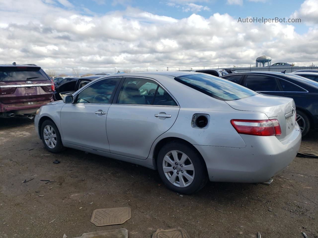 2007 Toyota Camry Le Silver vin: 4T1BK46K17U508205