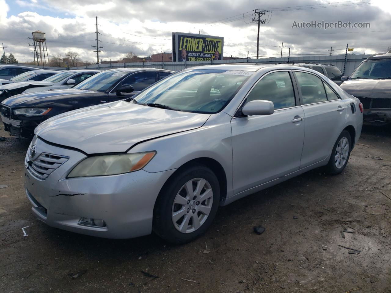 2007 Toyota Camry Le Серебряный vin: 4T1BK46K17U508205