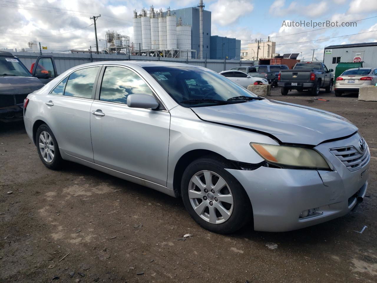 2007 Toyota Camry Le Silver vin: 4T1BK46K17U508205